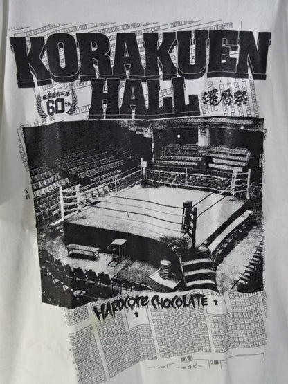 Korakuen Hall  Fierce Battle Vanilla White T-Shirt