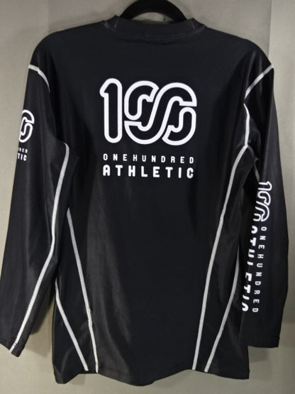 ONEHUNDRED ATHLETIC Rash Guards (2) (Black)