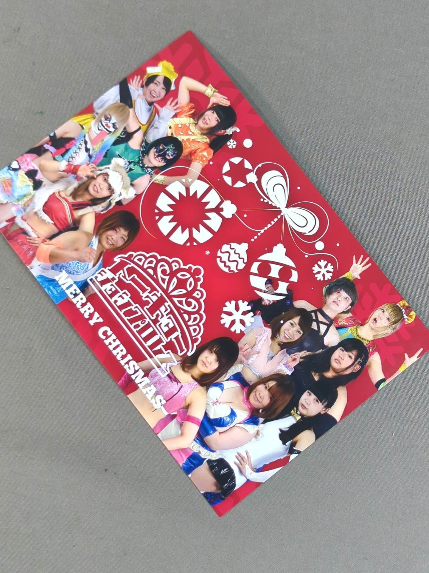Tokyo Joshi Pro Wrestling  "MERRY CHRISTMAS" Postcard (1)