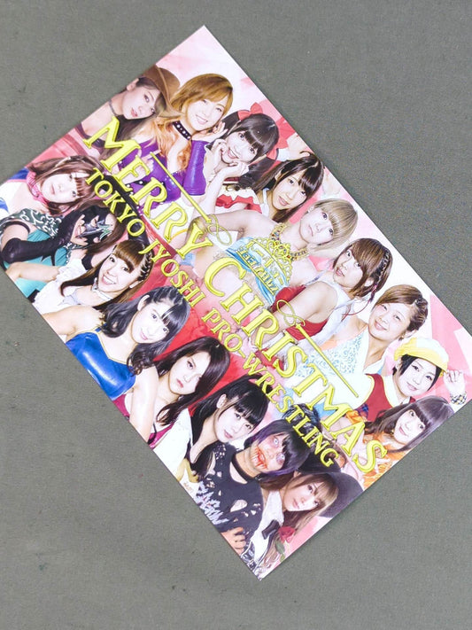 Tokyo Joshi Pro Wrestling  "MERRY CHRISTMAS" Postcards (2)
