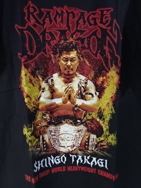 Shingo Takagi  "IWGP World Heavyweight Championship Commemorative Celebration" T-shirt