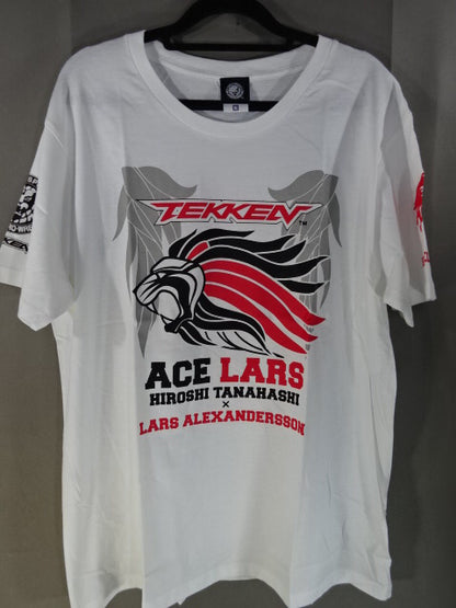 Hiroshi Tanahashi × Lars Collaboration T-Shirt (1) (White)