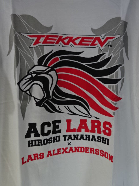Hiroshi Tanahashi × Lars Collaboration T-Shirt (1) (White)