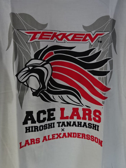 Hiroshi Tanahashi × Lars Collaboration T-Shirt (1) (White)