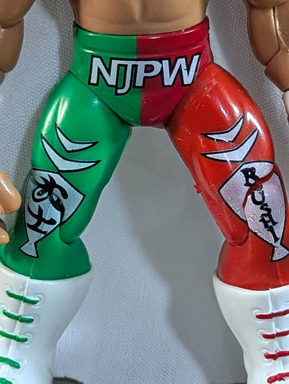 BUSHI  (Mexican figure, green× red)