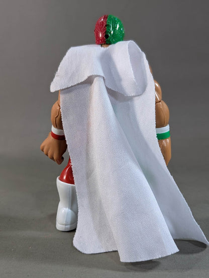 BUSHI  (Mexican figure, green× red)