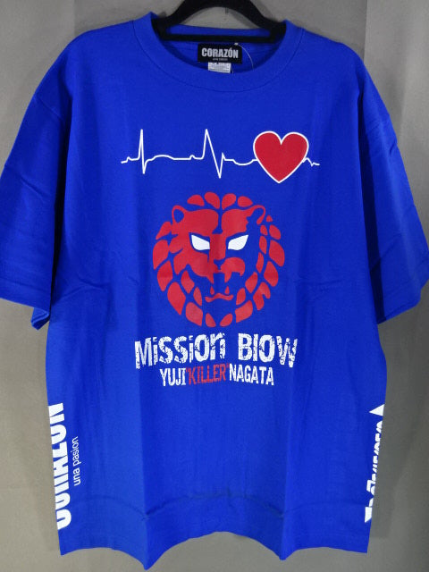 Yuji Nagata × CORAZON "MISSION BLOW" T-shirt