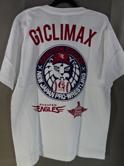 Tohoku Rakuten Golden Eagles ×Hiroshi Tanahashi  Collaboration T-Shirt (Rellef AcE)