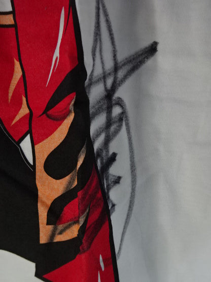 [2 hand signed autographs ] Kinnikuman  collaboration Tenkoji × Hermisionals T-Shirt