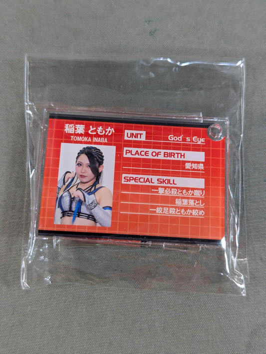 Tomoka Inaba  Profile Acrylic Keychain