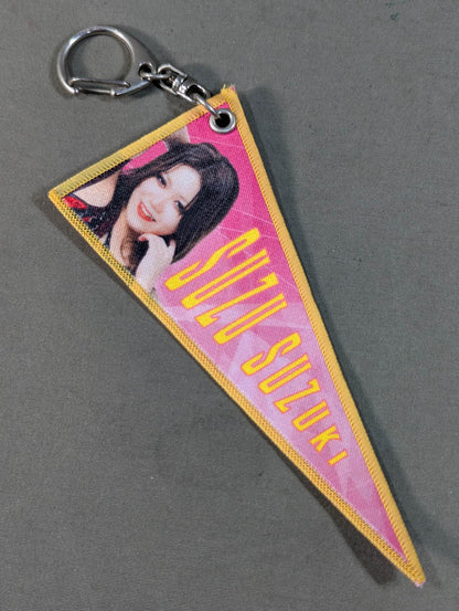 Suzu Suzuki  Random Pennant Style Keychain