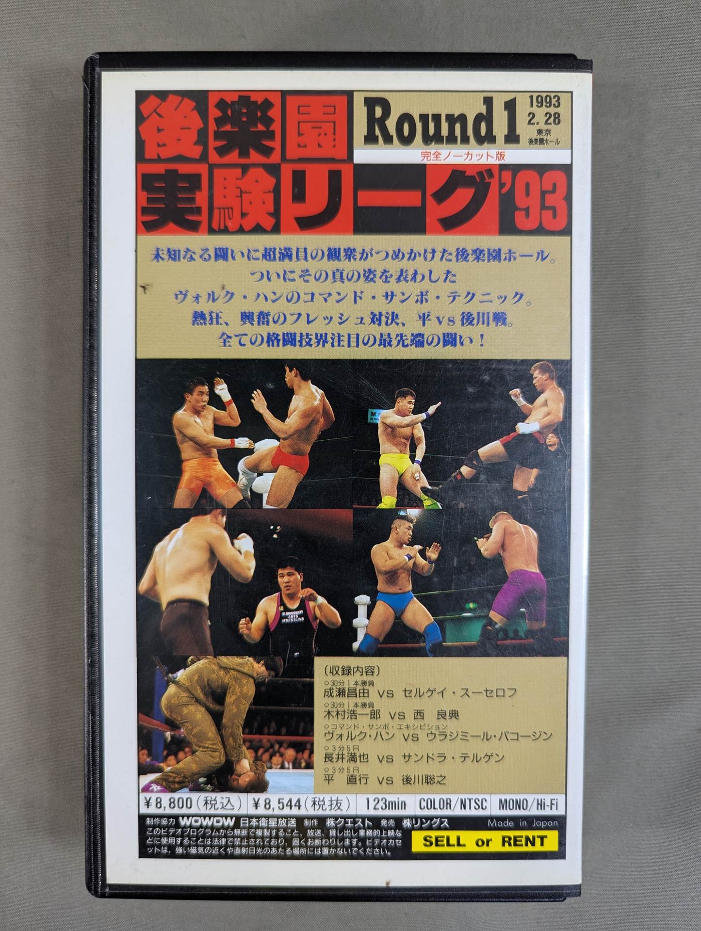 RINGS Korakuen Experimental League '93 Round1