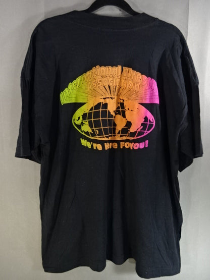 Leather Face Illustrated T-Shirt (1) (IWA / Black)