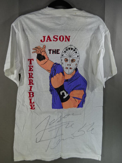 【hand signed autograph】Jason the Terrible Illustration T-Shirt (1)(W★ING / White)