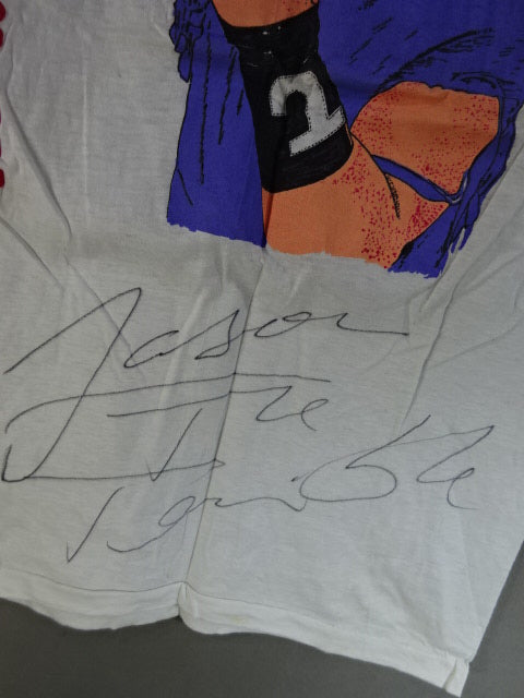 【hand signed autograph】Jason the Terrible Illustration T-Shirt (1)(W★ING / White)