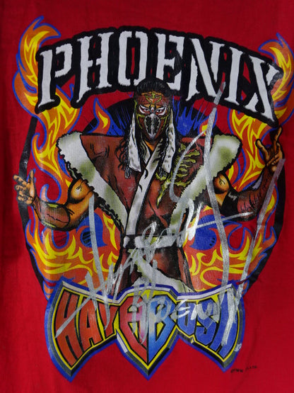 【hand signed autograph】 HAYABUSA  " PHOENIX HAYABUSA T-Shirt