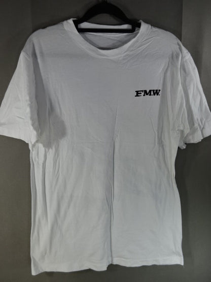 Atsushi Onita  "FMW Otokoki" T-shirt (1) (white)