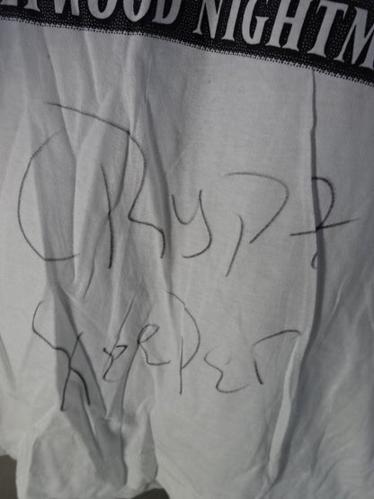 【hand signed autograph】 Crypto Keeper Illustration T-Shirt (1) (IWA / White)