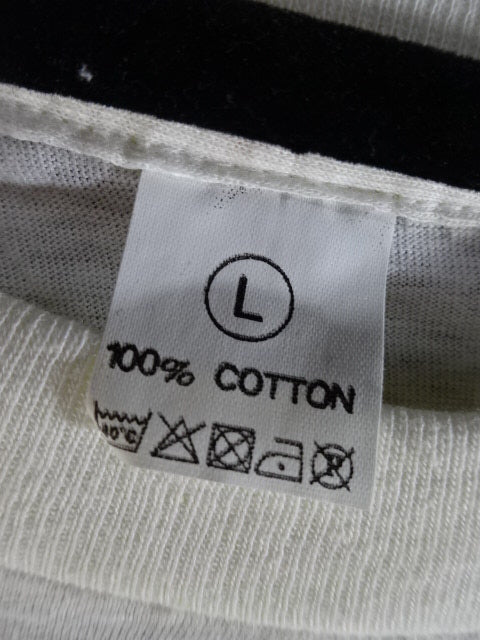 【hand signed autograph】 Leather Face Illustration T-Shirt(5)(IWA / White)