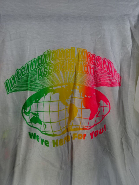 【hand signed autograph】 Leather Face Illustration T-Shirt (7)(IWA / White)