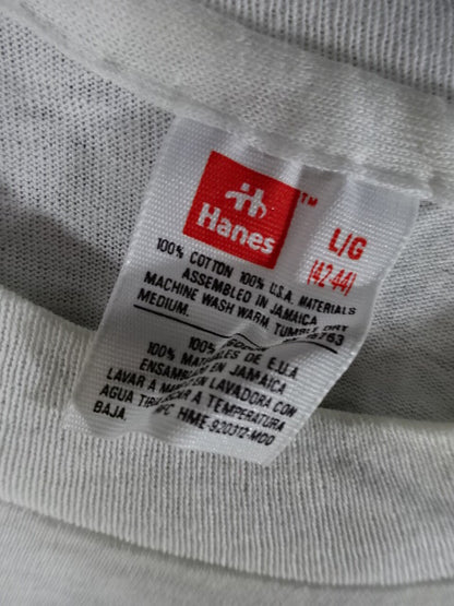 【直筆サイン入り】レザー・フェイス 直筆イラストTシャツ②(IWA / ホワイト)