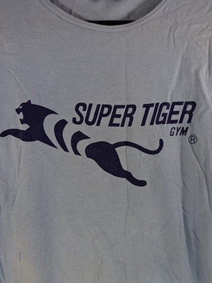 Super Tiger Gym T-Shirt (2) (Light Blue)