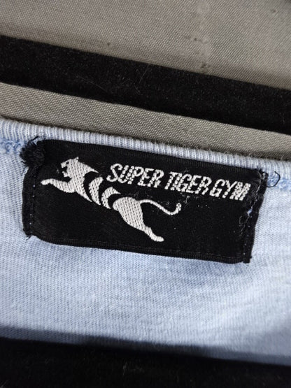 Super Tiger Gym T-Shirt (2) (Light Blue)