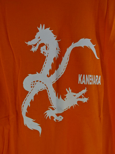 【超希少／原画】100% ORANGE 2002年作品　直筆サイン有　おまけ付き 2選手直筆サイン入り】金原弘光「KAA＾NEHARA」Tシャツ – 闘道館