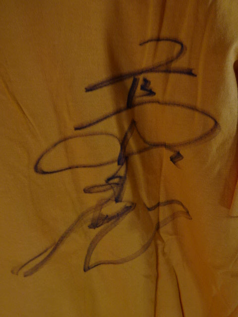 【2選手直筆サイン入り】金原弘光「KAA＾NEHARA」Tシャツ