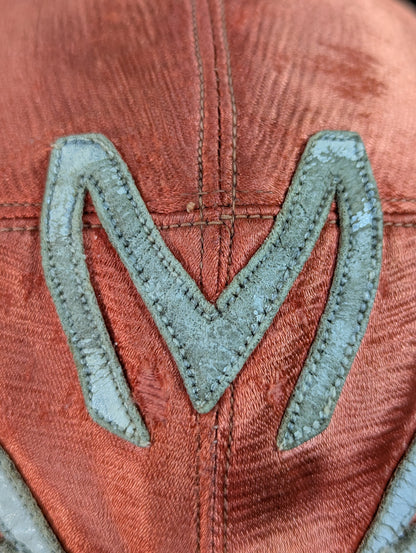 ★Mil Mascaras 1965 ~ long-term worn by him !! Red Satin MM2 ★