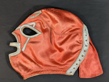 ★Mil Mascaras 1965 ~ long-term worn by him !! Red Satin MM2 ★