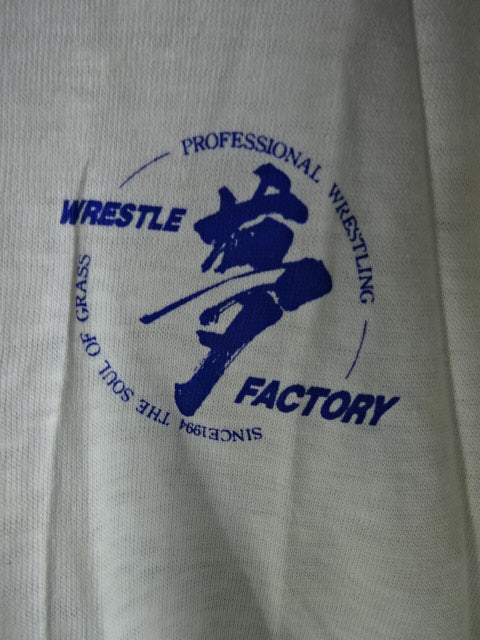 レッスル夢ファクトリー Tシャツ① (ホワイト)