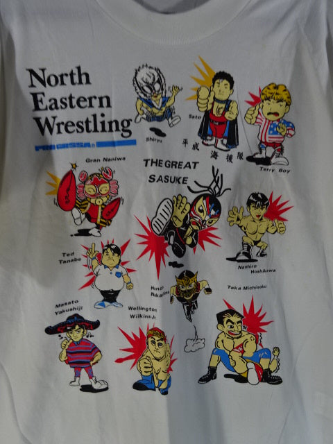 みちのくプロレス HERO'S イラストTシャツ