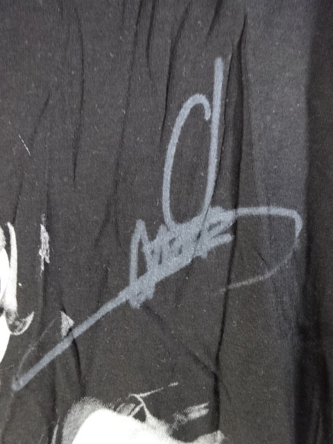 【直筆サイン入り】ザ・グレート・サスケ ピクチャーTシャツ①(ブラック)