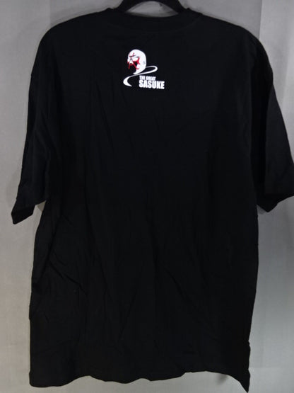 【直筆サイン入り】ザ・グレート・サスケ ピクチャーTシャツ①(ブラック)