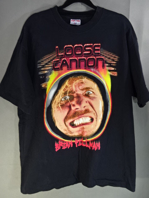 Brian Pillman Picture T-Shirt (1) (WWF 1990s / Black)