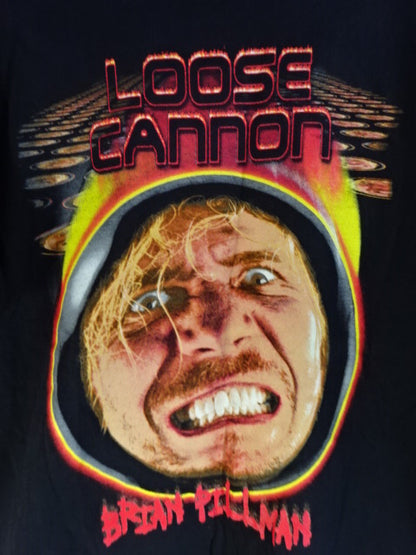 Brian Pillman Picture T-Shirt (1) (WWF 1990s / Black)