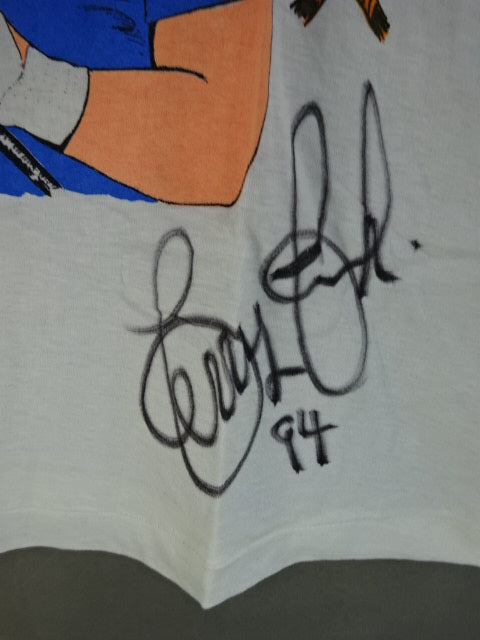 【hand signed autograph】 Terry Funk Illustration T-Shirt (1) (IWA / White)