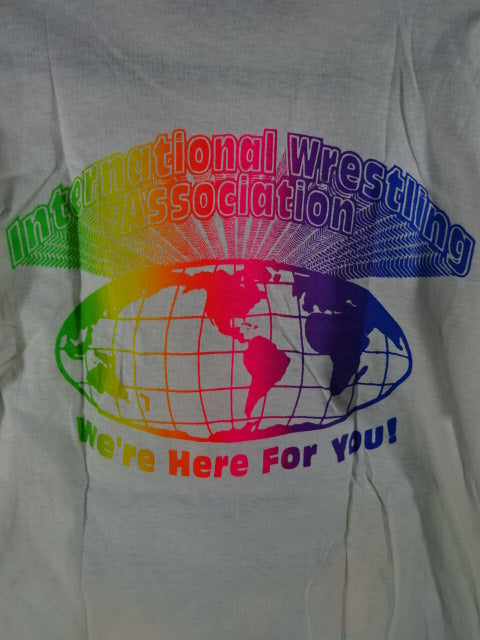 【hand signed autograph】 Terry Funk Illustration T-Shirt (1) (IWA / White)