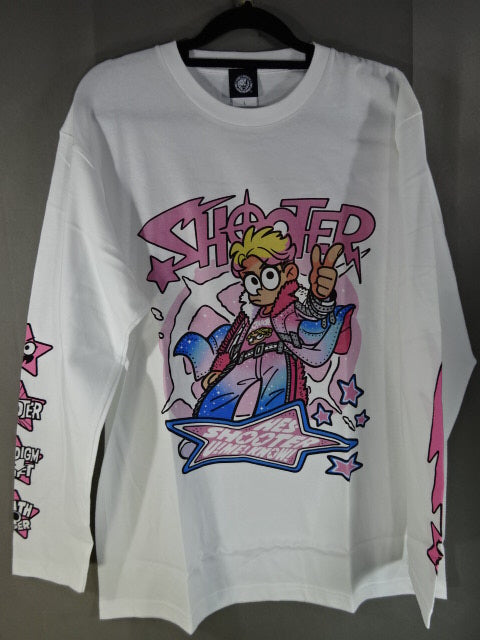Shota Umino × Nielsen Collaboration Long Sleeve T-Shirt (1) (White)