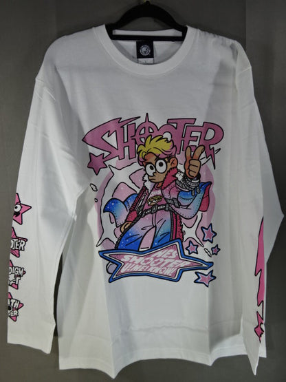 Shota Umino × Nielsen Collaboration Long Sleeve T-Shirt (1) (White)