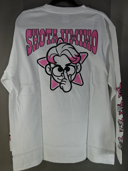 Shota Umino × Nielsen Collaboration Long Sleeve T-Shirt (1) (White)