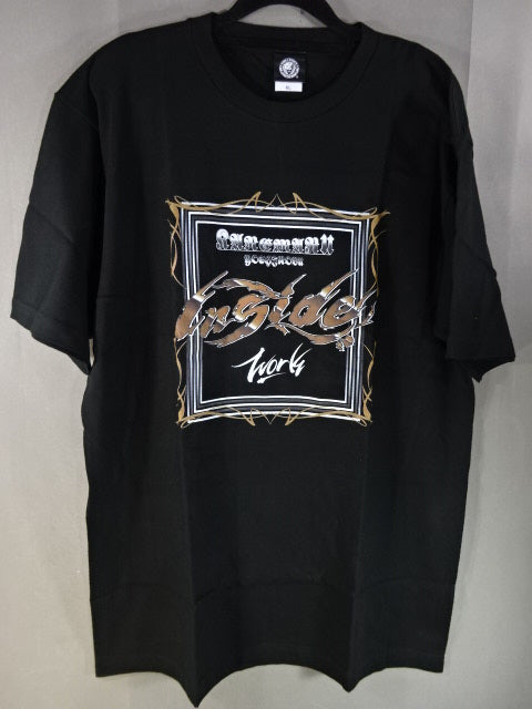 Yoshinobu Kanemaru × Racquer freaks/SHAKU "INSIDE WORK" T-SHIRT