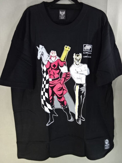 Kinnikuman  Nisei d.M.p Collaboration El Desperado × Check Mate T-Shirt
