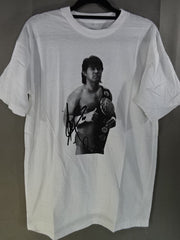 武藤敬司 白黒ピクチャーTシャツ①(ホワイト) – 闘道館