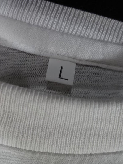 Muto Keiji  Black and White  Picture T-Shirts(1) (White)