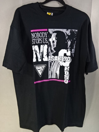 Masahiro Chono  "NOBODY STOPS US." T-shirt