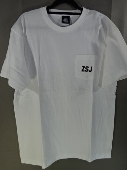Zack Sabre Jr . Pocket T-Shirt (2) (White)