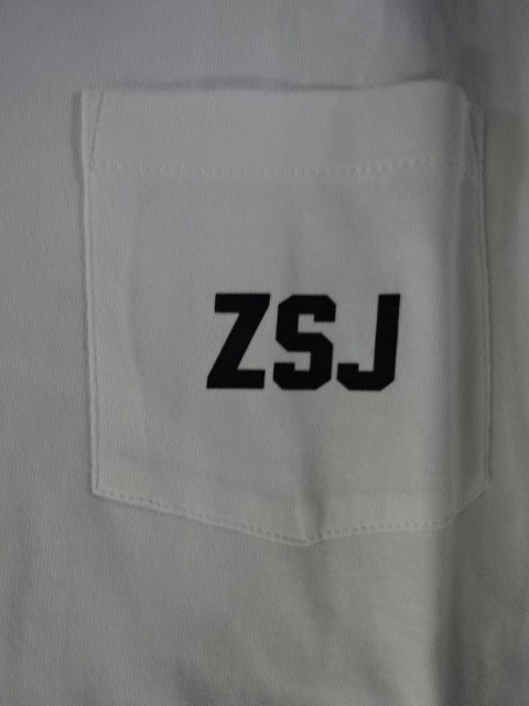 Zack Sabre Jr . Pocket T-Shirt (2) (White)