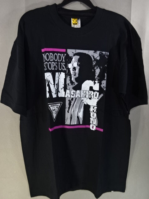 Masahiro Chono  "NOBODY STOPS US." T-shirt